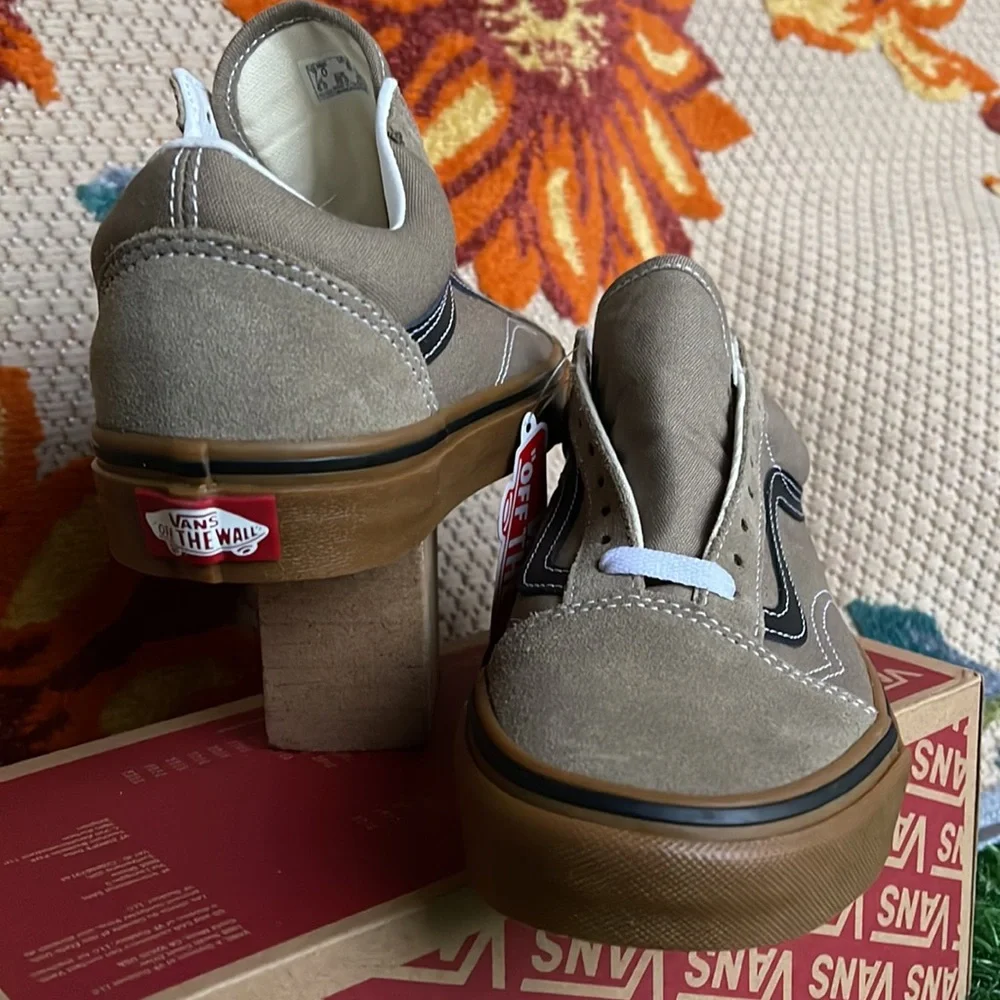 Vans Old School Gum Timber Wolf/Black WMNS sneakers - Picture 10 of 16